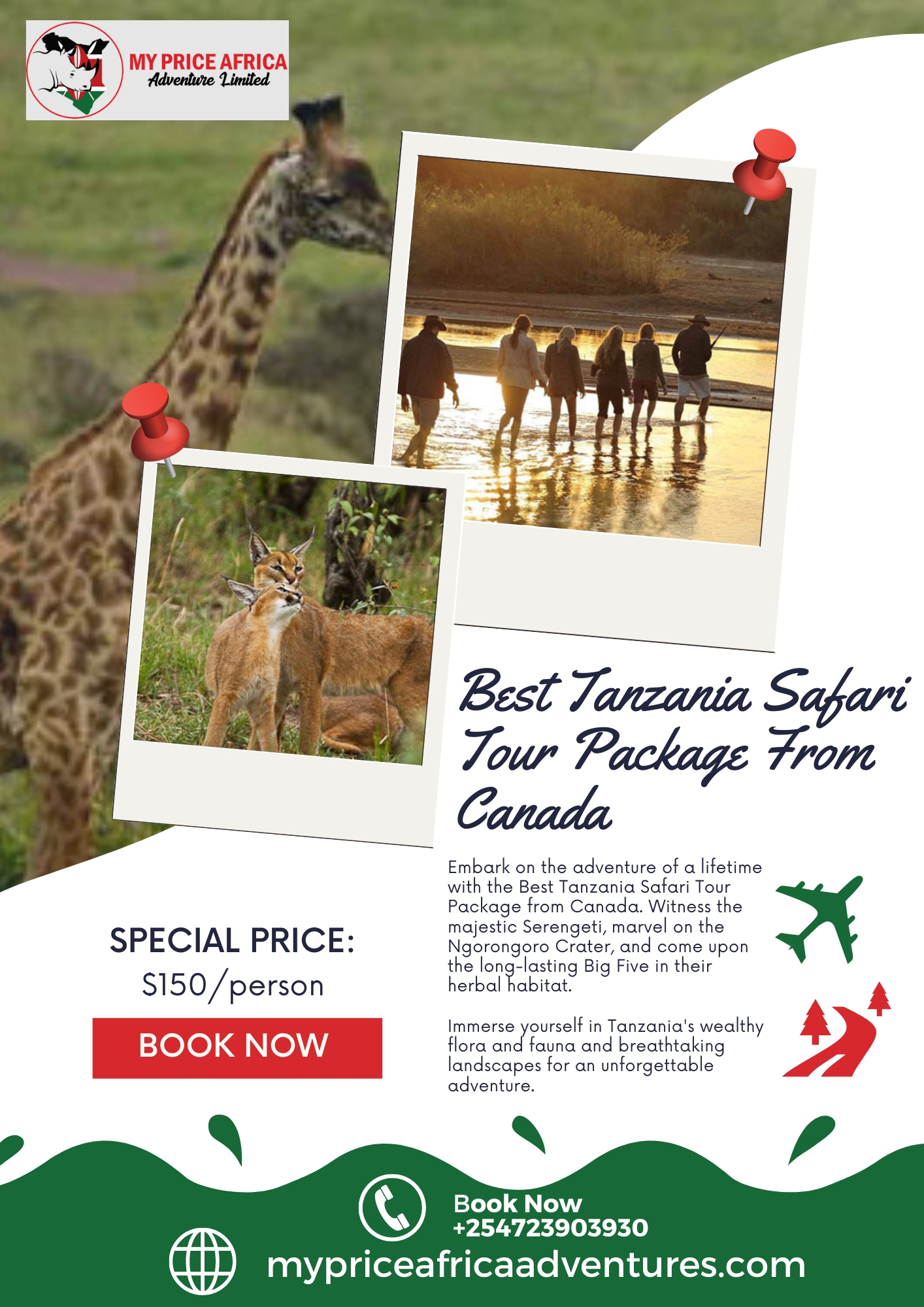 Best Tanzania Safari Tour Package From Canada Blank Meme Template