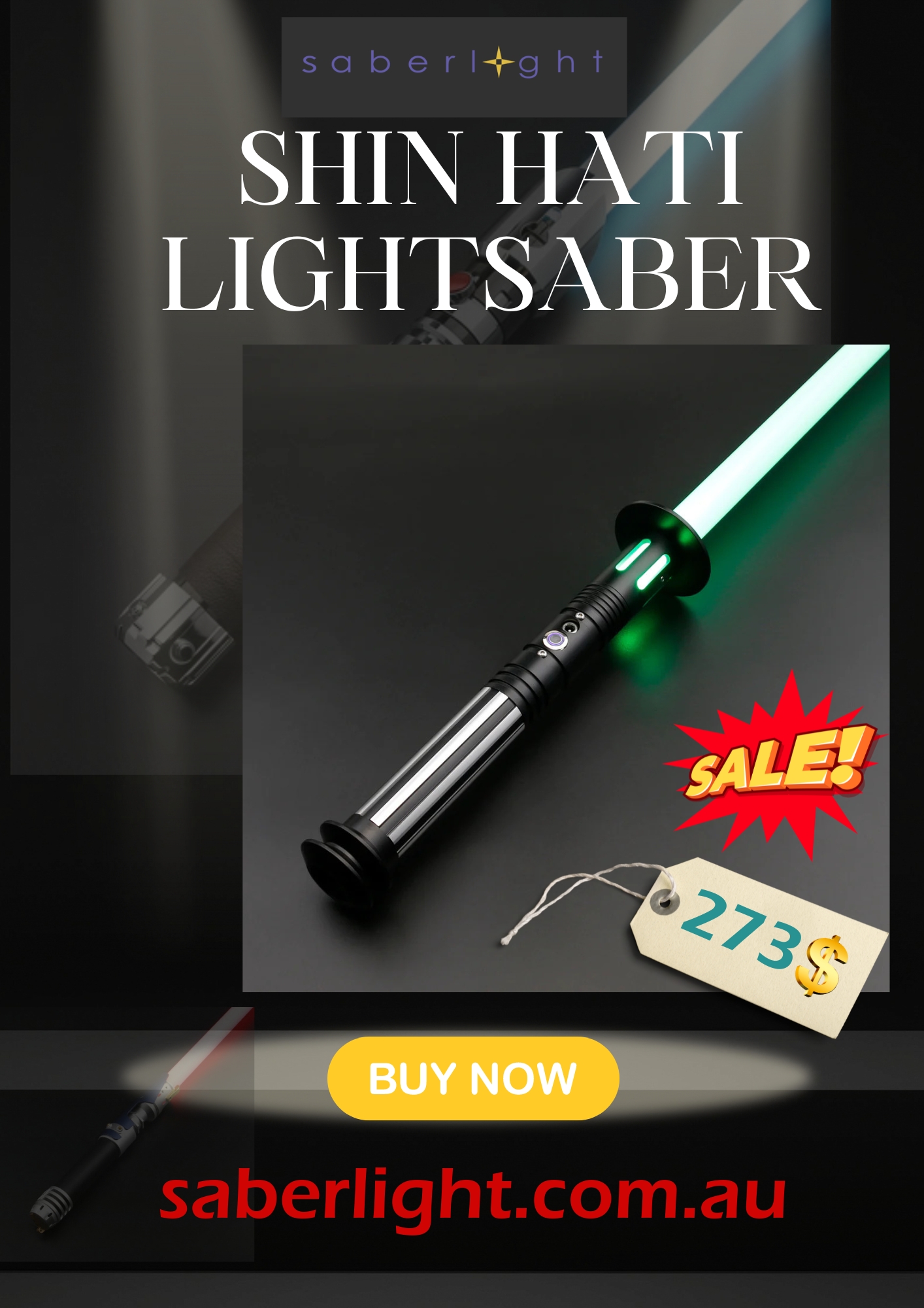 Shin Hati Lightsaber Blank Meme Template