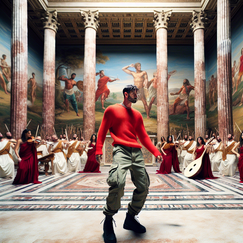 Drake hotline bling in rome Blank Meme Template