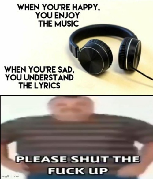 When your sad you understand the lyrics | image tagged in when your sad you understand the lyrics | made w/ Imgflip meme maker