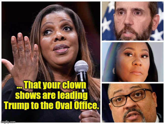 The faces you make when it dawns on you... | ... That your clown shows are leading Trump to the Oval Office. | made w/ Imgflip meme maker