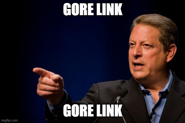 al gore troll | GORE LINK GORE LINK | image tagged in al gore troll | made w/ Imgflip meme maker