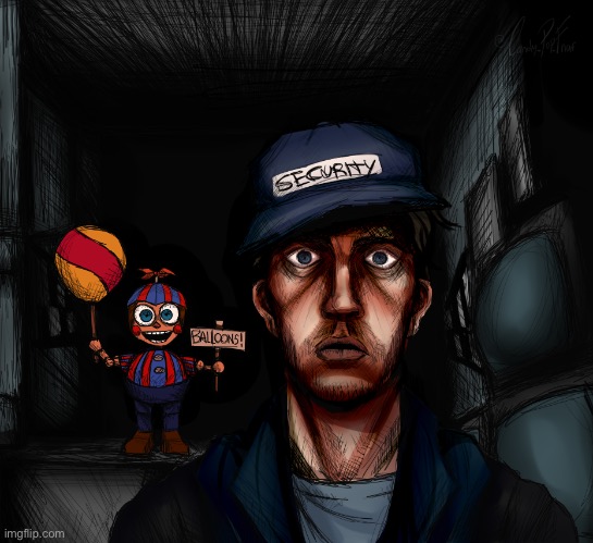 That was my face when I heard the puppets theme in the FNaF film | image tagged in fnaf,balloon boy fnaf,stare,thousand yard stare | made w/ Imgflip meme maker