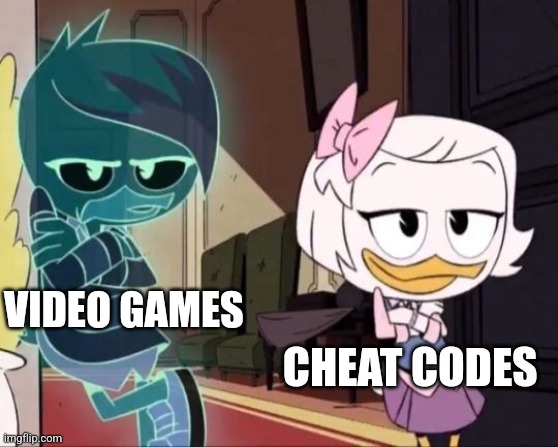 Cheat codes are cheating | VIDEO GAMES; CHEAT CODES | image tagged in weblena template 1,video games,jpfan102504 | made w/ Imgflip meme maker