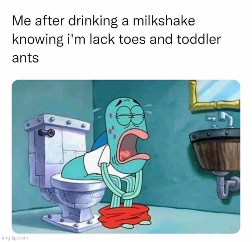 I hate being | image tagged in crying,spongebob,lactose intolerant | made w/ Imgflip meme maker