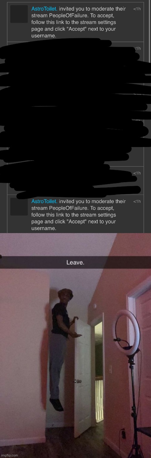 image tagged in leave please | made w/ Imgflip meme maker