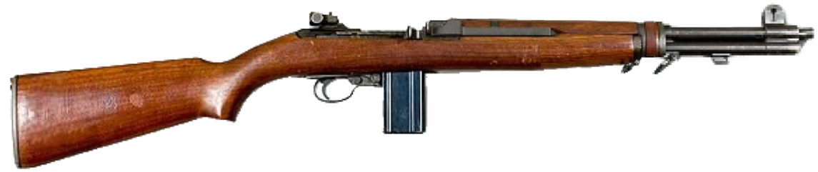 a Cursed M1 Hybrid (Garand and Carbine) Blank Meme Template