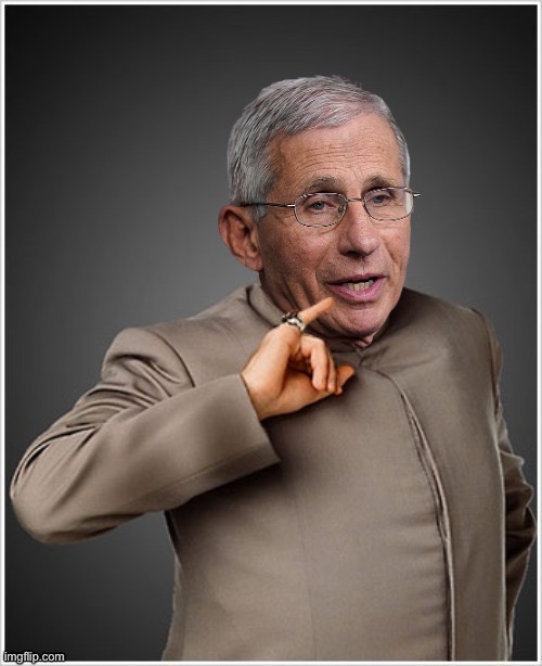 Dr Evil Fauci | image tagged in dr evil fauci | made w/ Imgflip meme maker