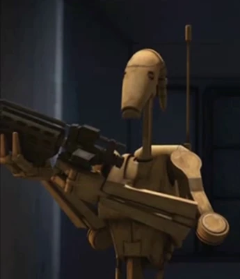 unidentified battle droid Blank Meme Template