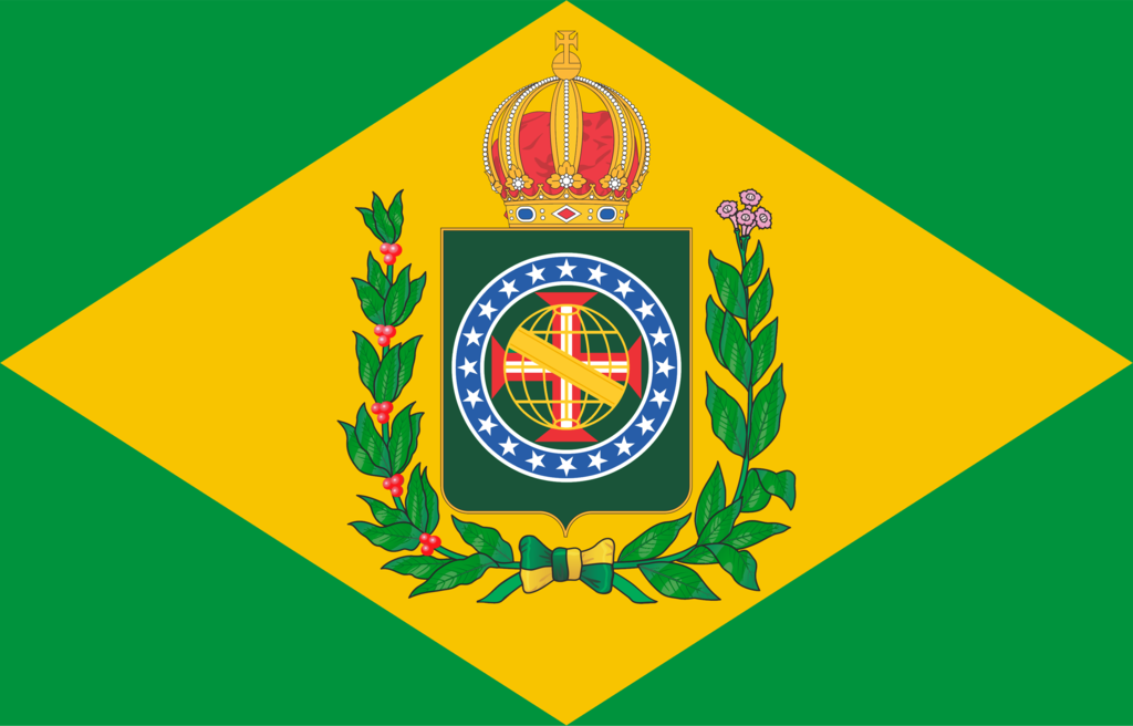 Brazil Empire flag Blank Meme Template