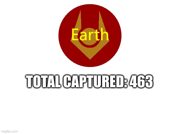 TOTAL CAPTURED: 463 | made w/ Imgflip meme maker