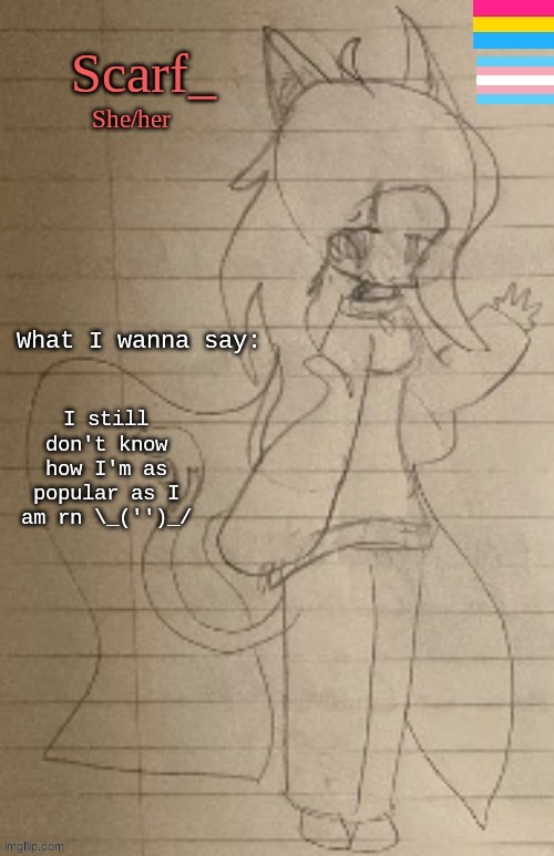 I still don't know how I'm as popular as I am rn \_('')_/ | made w/ Imgflip meme maker