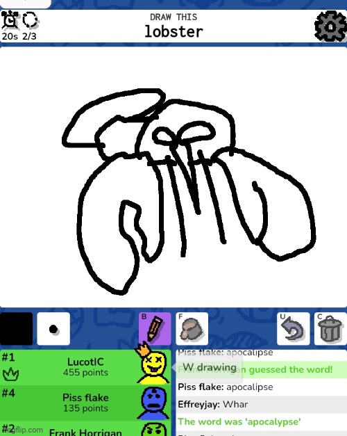 image tagged in skribblio,lobster,blue lobster | made w/ Imgflip meme maker