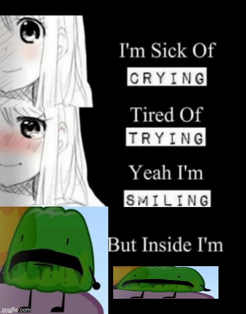 . | image tagged in i'm sick of crying | made w/ Imgflip meme maker