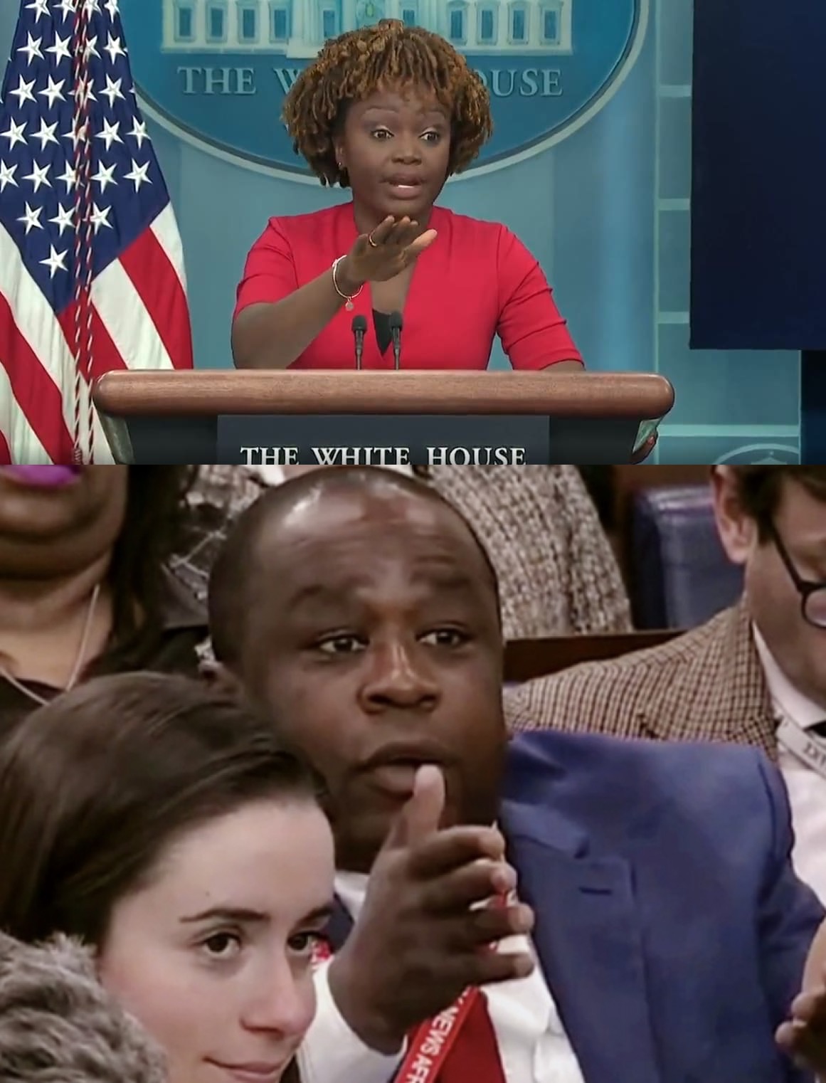 White House Daily Briefing Blank Meme Template