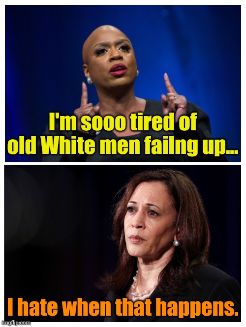 Rep. Ayanna Pressley pulls the Joker outta her Race Deck | I'm sooo tired of old White men failng up... I hate when that happens. | made w/ Imgflip meme maker