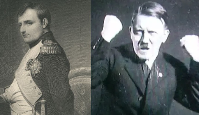 Napoleon and Hitler Blank Meme Template