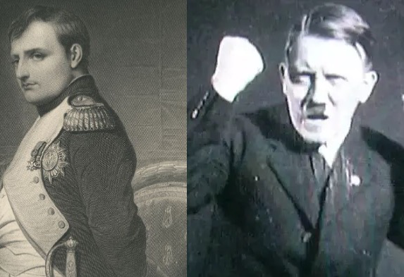 High Quality Napoleon andHitler Blank Meme Template