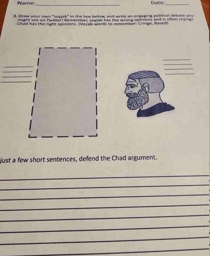 High Quality homework Blank Meme Template