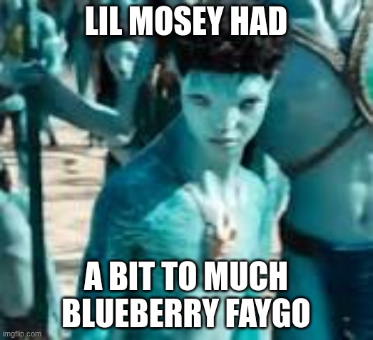 lil mosey had a bit to much blueberry faygo | LIL MOSEY HAD; A BIT TO MUCH BLUEBERRY FAYGO | image tagged in rapper,avatar,memes,fun | made w/ Imgflip meme maker