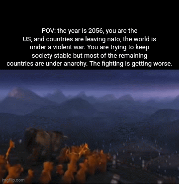 The Lorax, a small orange creature, sadly floating away into the sky, leaving behind a heavily polluted, treeless wasteland with a lone stone 'Unless' carving.