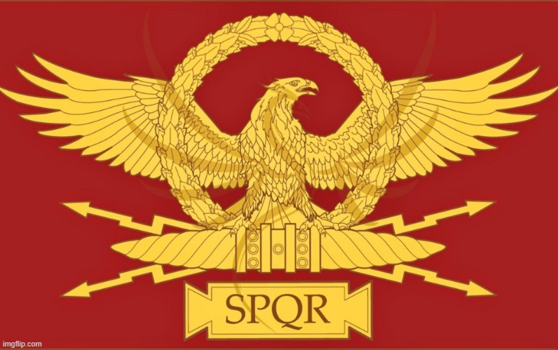 Vexillum imperii Romani magni | image tagged in vexillum imperii romani magni | made w/ Imgflip meme maker