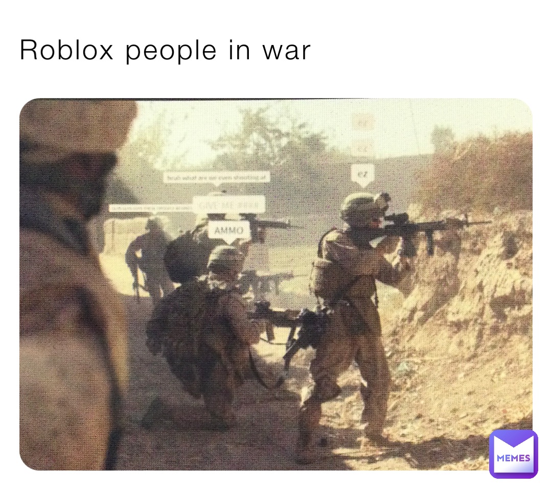 High Quality Roblox Military Blank Meme Template