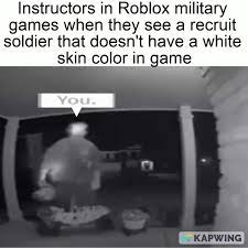 High Quality Roblox Military Blank Meme Template