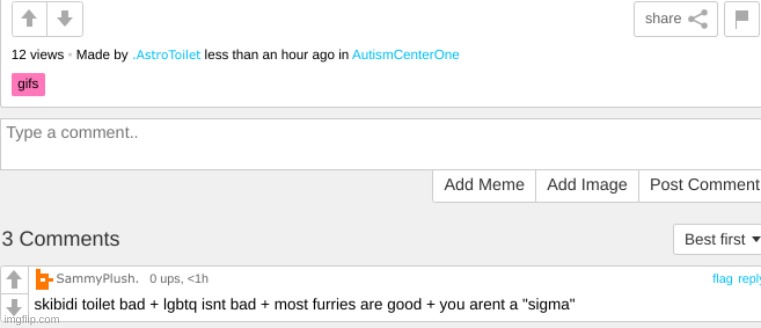 based af comment | made w/ Imgflip meme maker