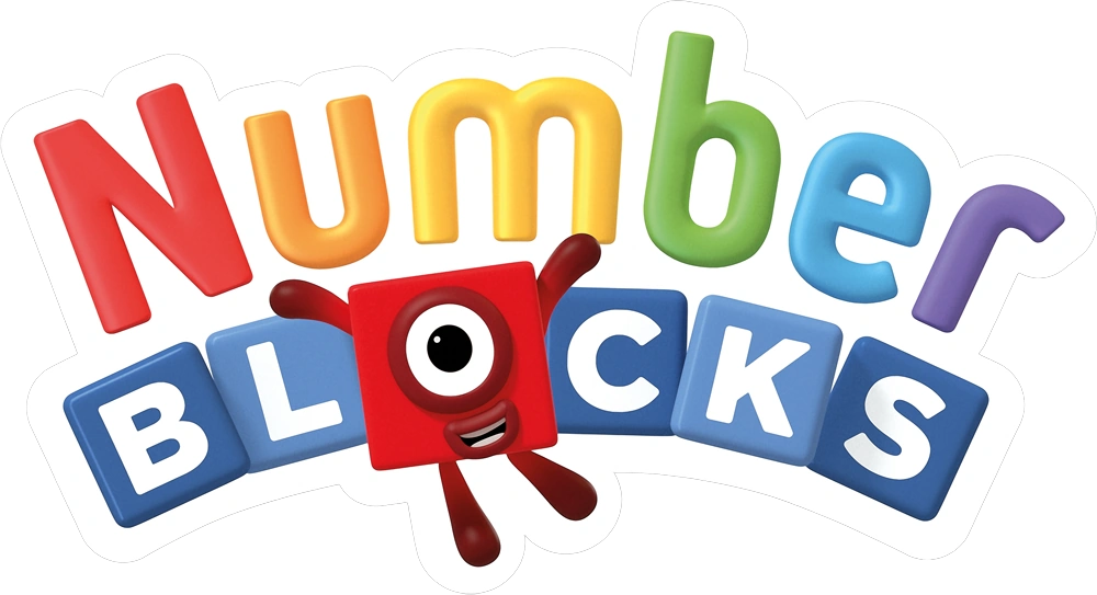 Numberblocks logo Blank Meme Template