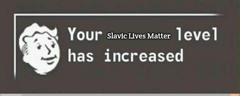 Your level has increased | Slavic Lives Matter | image tagged in your level has increased,slavic | made w/ Imgflip meme maker