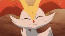 Braixen smile Blank Meme Template