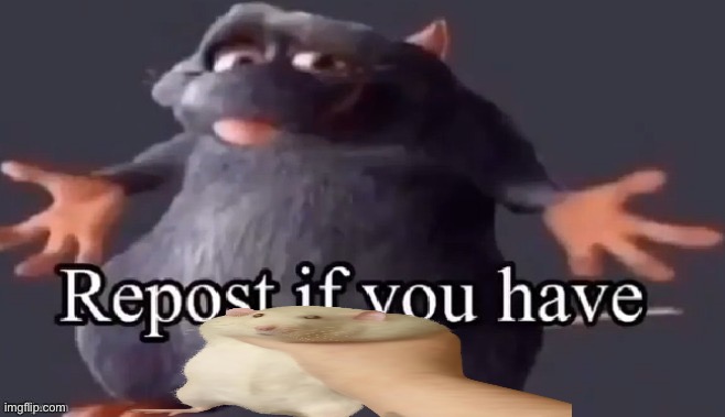 repost if you have balls | image tagged in repost if you have balls,rat hand | made w/ Imgflip meme maker