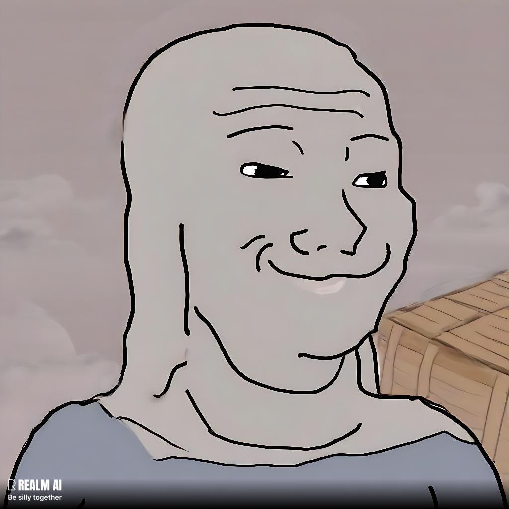 High Quality Wholesome wojak Blank Meme Template