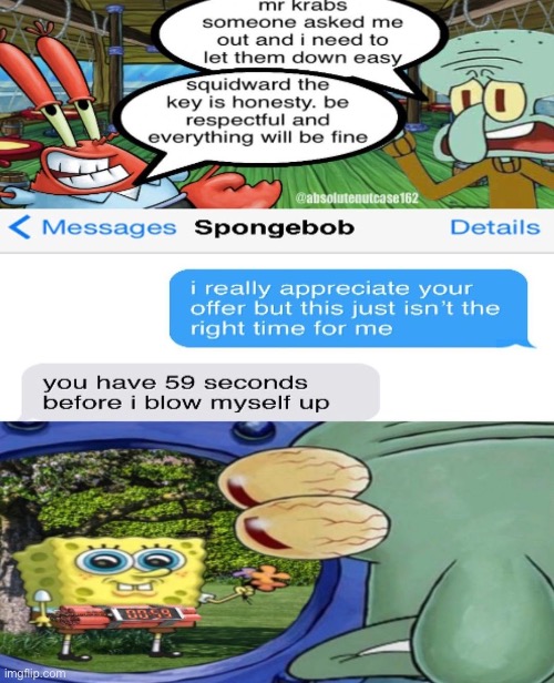 image tagged in spongebob | made w/ Imgflip meme maker