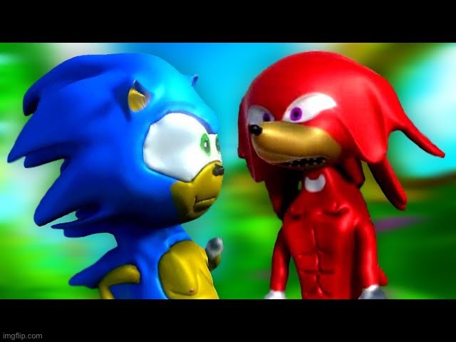 image tagged in sonic the hedgehog,knuckles | made w/ Imgflip meme maker