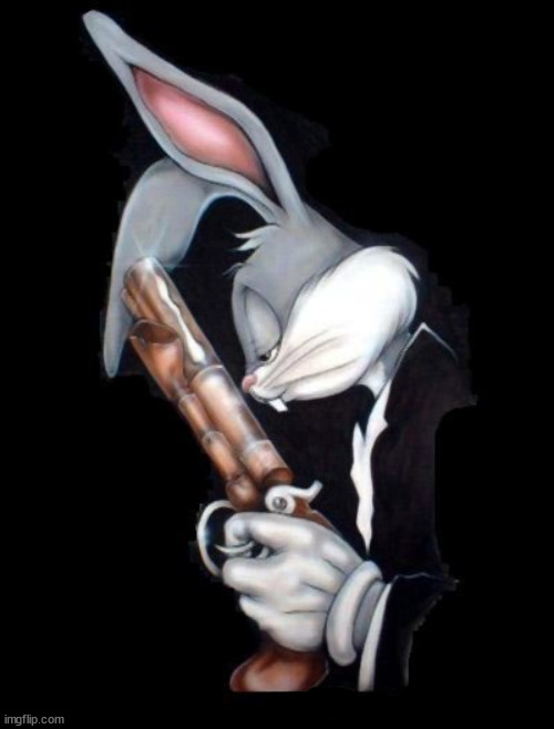 Gangster Bugs Bunny | image tagged in gangster bugs bunny | made w/ Imgflip meme maker