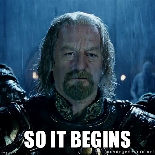 So it begins  | image tagged in so it begins | made w/ Imgflip meme maker