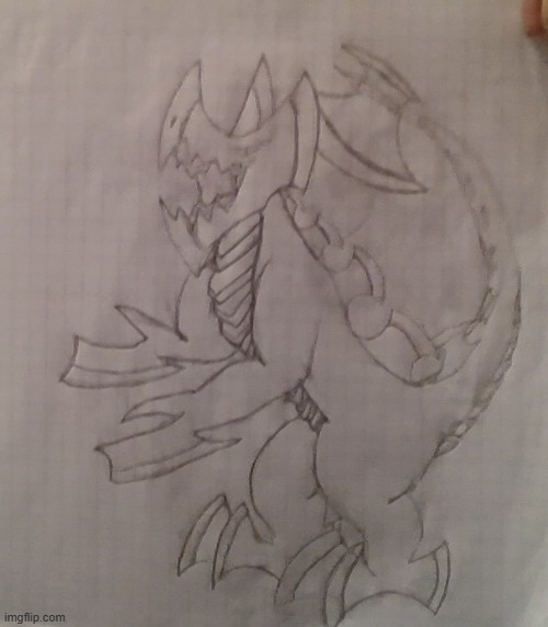 drew a new dragon | made w/ Imgflip meme maker