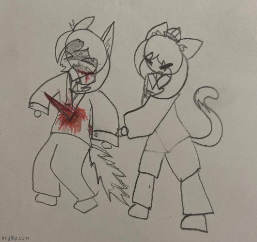 Oops scarf killed neko | image tagged in scarf fucking kills neko | made w/ Imgflip meme maker