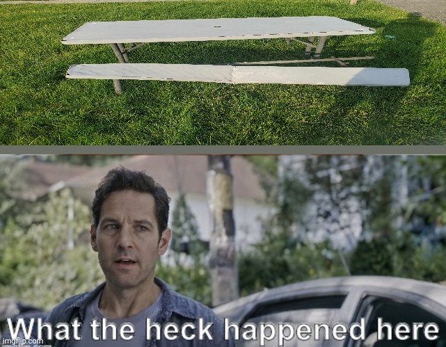 How does something break like this? | image tagged in antman what the heck happened here,memes,meme,funny,funny memes,funny meme | made w/ Imgflip meme maker