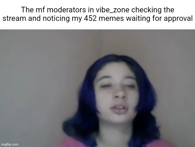 Fortnit ninja | The mf moderators in vibe_zone checking the stream and noticing my 452 memes waiting for approval | image tagged in fortnit ninja | made w/ Imgflip meme maker