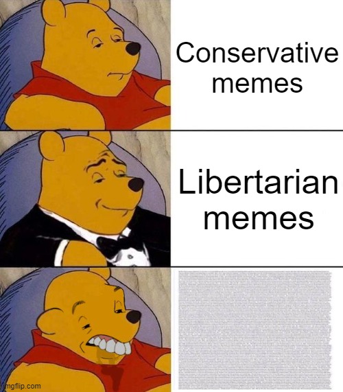 I admit they gave it the ol' college try, but when it comes to memes, we're ivy league and they're special ed. | Conservative memes; Libertarian memes | image tagged in best better blurst,conservative vs liberal,libertarian,wall of text,the left can't meme | made w/ Imgflip meme maker