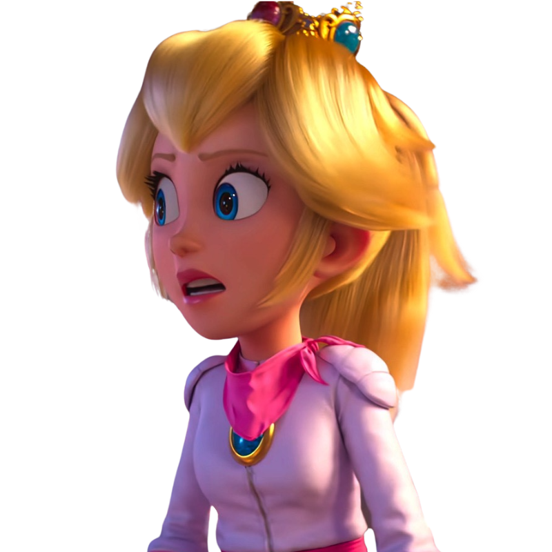 High Quality peach worried Blank Meme Template