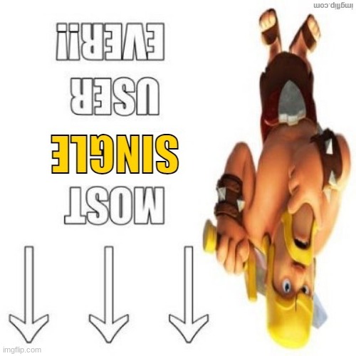 Most Single User Ever | image tagged in most single user ever | made w/ Imgflip meme maker