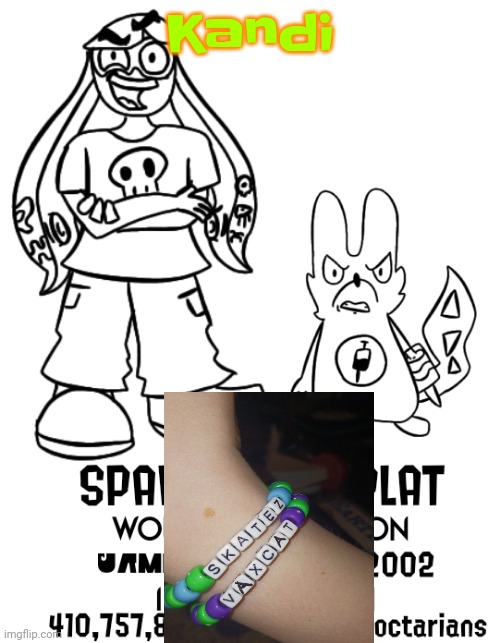 Kandi | Kandi | image tagged in spawned 2 splat | made w/ Imgflip meme maker