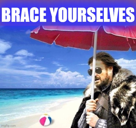 Summer is Coming | BRACE YOURSELVES | image tagged in summer is coming | made w/ Imgflip meme maker