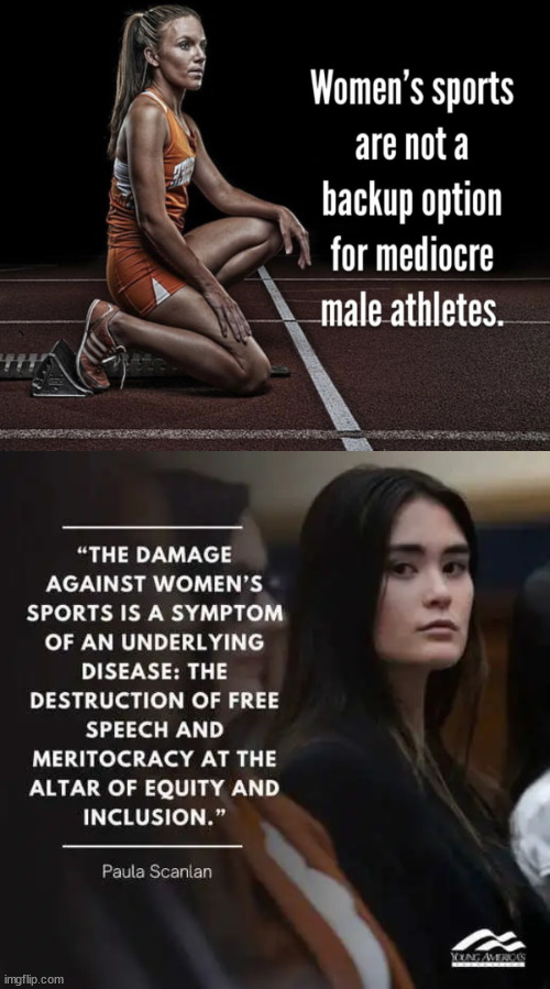 Liberals trashed Women's sports... | image tagged in liberals,ruined,womens sports | made w/ Imgflip meme maker