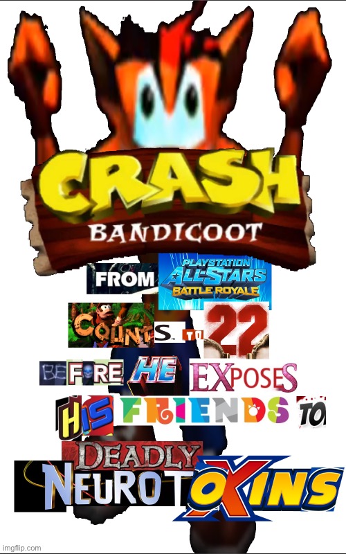 image tagged in crash bandicoot,expand dong | made w/ Imgflip meme maker