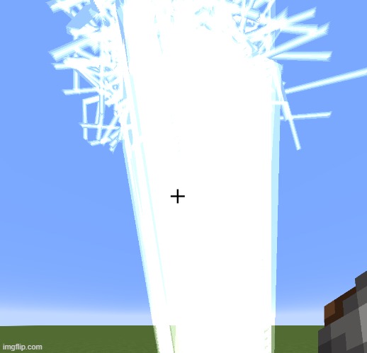 that's a lot of lightning | image tagged in minecraft,lightning | made w/ Imgflip meme maker